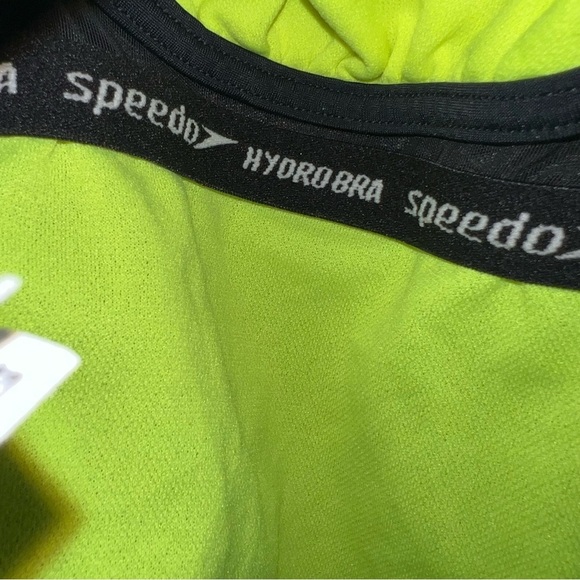 Speedo Quantum Swimsuit Gray One Piece Open Back Racerback Size 10 - Picture 9 of 12